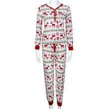 Christmas XMAS Adult Woman Pajamas Set Deer Sleepwear Nightwear Pyjamas Gift L