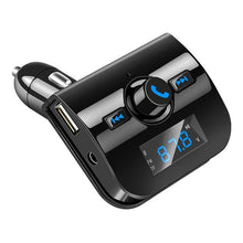 Onever Bluetooth Car Kit Music Player FM Transmitter Hands-free Modulator With 3.1A USB Charger TF Slot DC 12-24V USB For Iphone