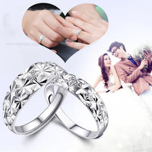 New Fashion Adjustable Ring Jewelry Silver Womens Charm Couple Ring Gift